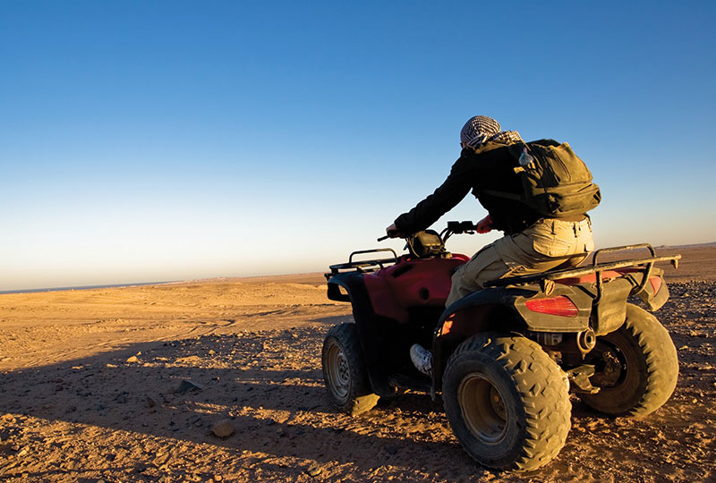 Sunset Desert Safari Trip by Quad Bike