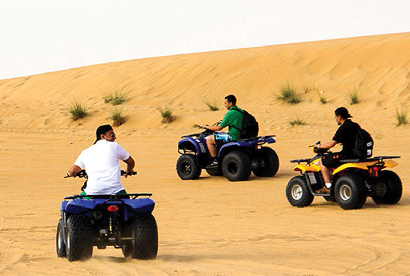 Morning Quad Bike Desert Safari