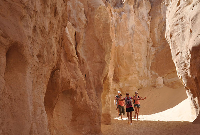 St. Catherine and Colored Canyon by Jeep