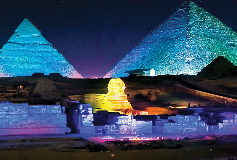 Sound and Light Show at the Pyramids