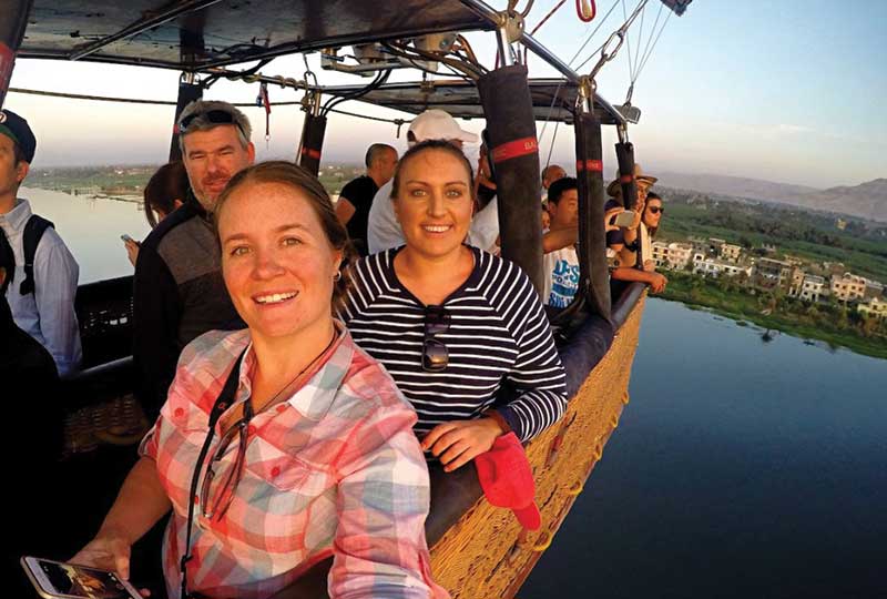 Hot Air Balloon Ride in Luxor, Egypt