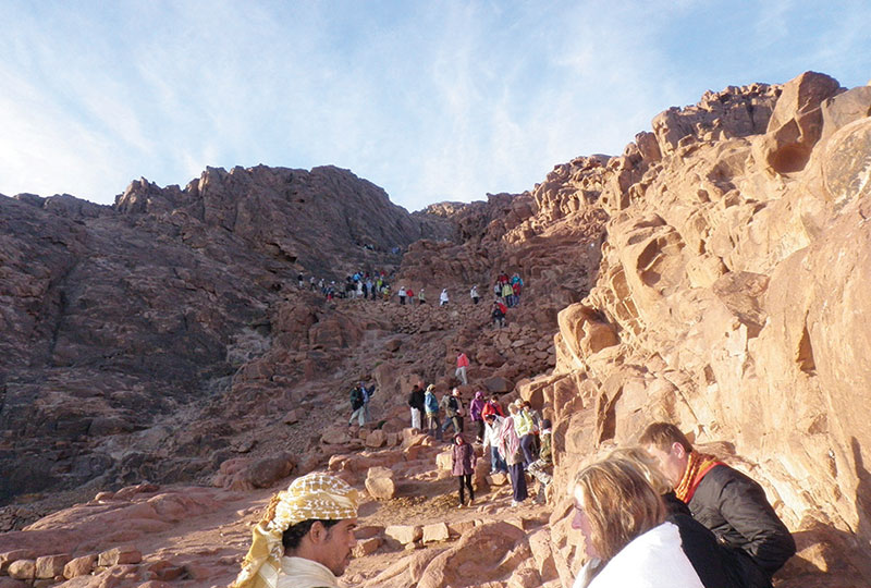 Mount Sinai & St.Catherine Monastery from Dahab